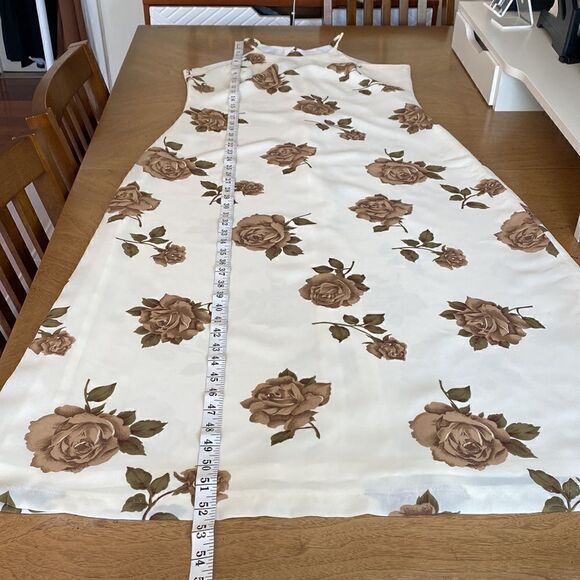 Vintage 90's Maxi Floral Dress Size 13 - Picture 12 of 16